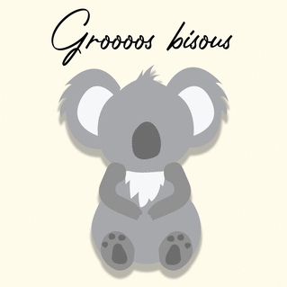 Gros bisous b&eacute;b&eacute; Koala