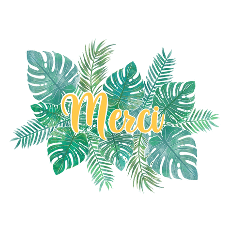 Carte Remerciements Dans Les Palmiers Envoyer Une Vraie Carte Remerciement Des 0 99 Merci Facteur