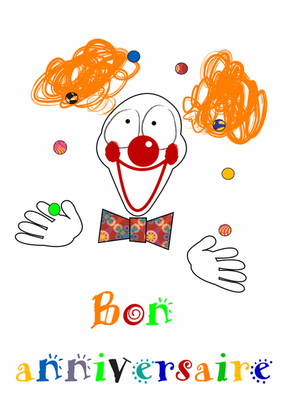 Carte Clown Jonglage Anniversaire Envoyer Une Carte Anniversaire Enfant Des 0 99 Merci Facteur Carte Clown Jonglage Anniversaire Envoyer Une Carte Anniversaire Enfant Des 0 99 Merci Facteur