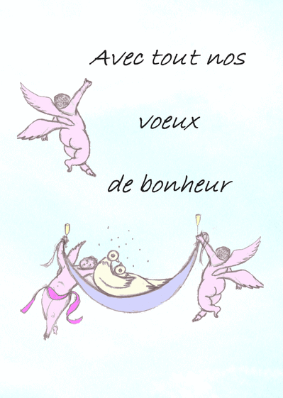 Carte Voeux De Bonheur Envoyer Une Carte Felicitations Mariage Des 0 99 Merci Facteur
