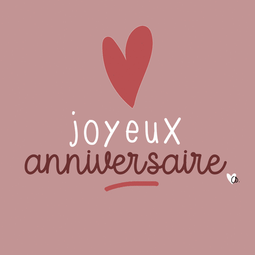 Carte Joyeux Anniversaire Et Joli Coeur Envoyer Une Vraie Carte Anniversaire Des 1 99 Merci Facteur
