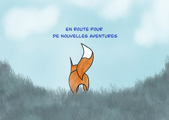 Carte Petit Renard Et Nouvelles Aventures Envoyer Une Vraie Carte Depart En Retraite Des 0 99 Merci Facteur