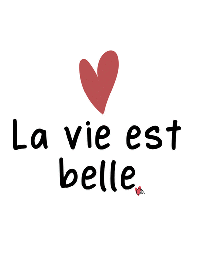Carte La Vie Est Belle Envoyer Une Vraie Carte Postale D Aout Et Vacances Des 0 99 Merci Facteur