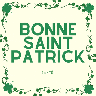 carte Santé et bonheur pour Saint Patrick 