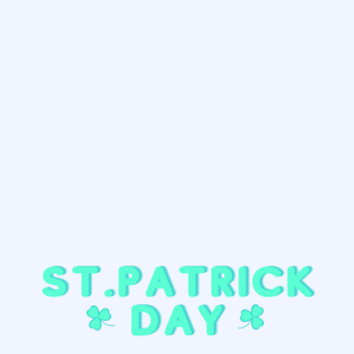 carte Saint Patrick en couleurs éclatantes 